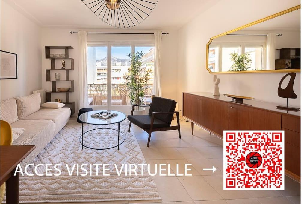 רוקברון-קאפ-מרט 06B - Beautiful 2 Rooms With Terrace Sea View מראה חיצוני תמונה